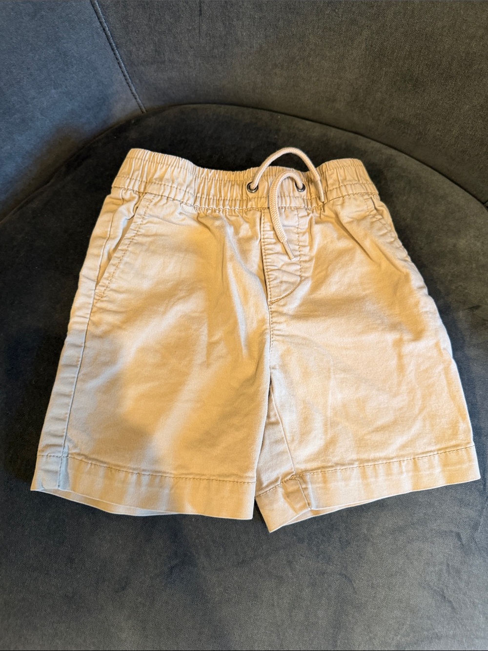 GAP Tan Elastic-Waist Casual Shorts